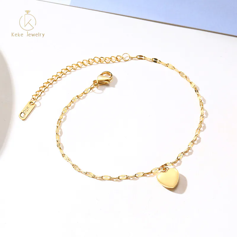 Unique Bracelets Fashion Gold Heart-shaped Jewelry China Factory BR-866