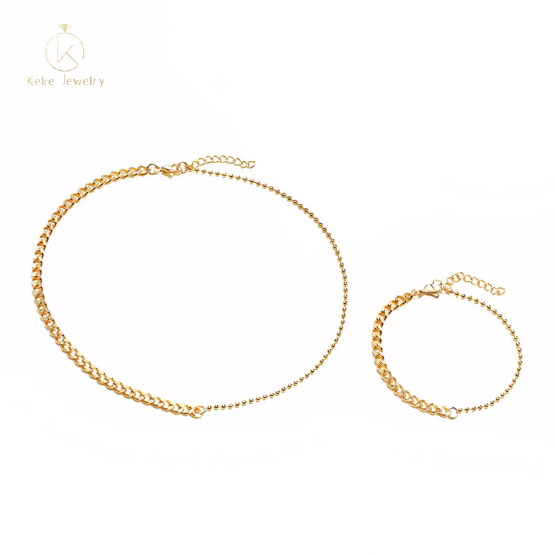 Customizable Simple design 18K gold girl bracelet NC-553