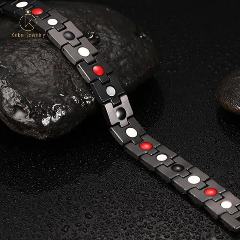 European and American Men's Titanium Steel Bracelet Jewelry SBRM-012