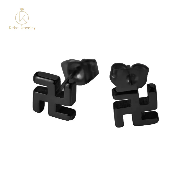 Custom simple tungsten stud earrings for men and women TER003