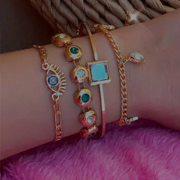Mix and match bracelets, bracelets and rings