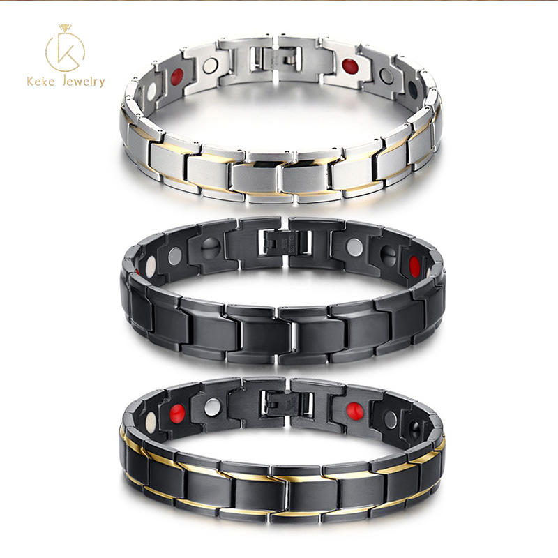 Cross-border e-commerce foreign trade jewelry magnet bracelet European and American style jewelry ladies titanium steel/pure titanium bracelet SBRM-009