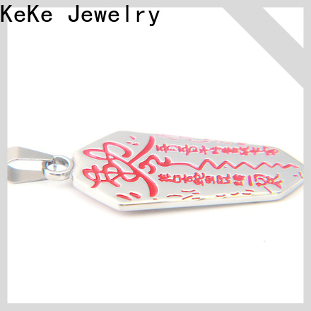 Keke Jewelry Wholesale sterling silver hip hop pendants supply for lady