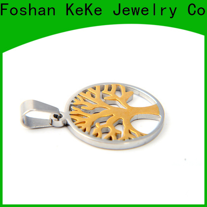 Keke Jewelry Custom silver circle pendant necklace company for girls