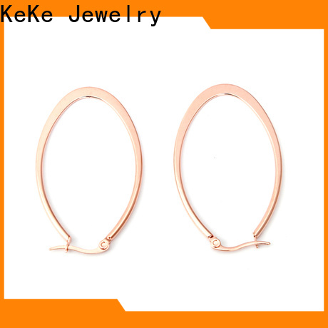 Keke Jewelry Latest unique silver earrings factory for lady