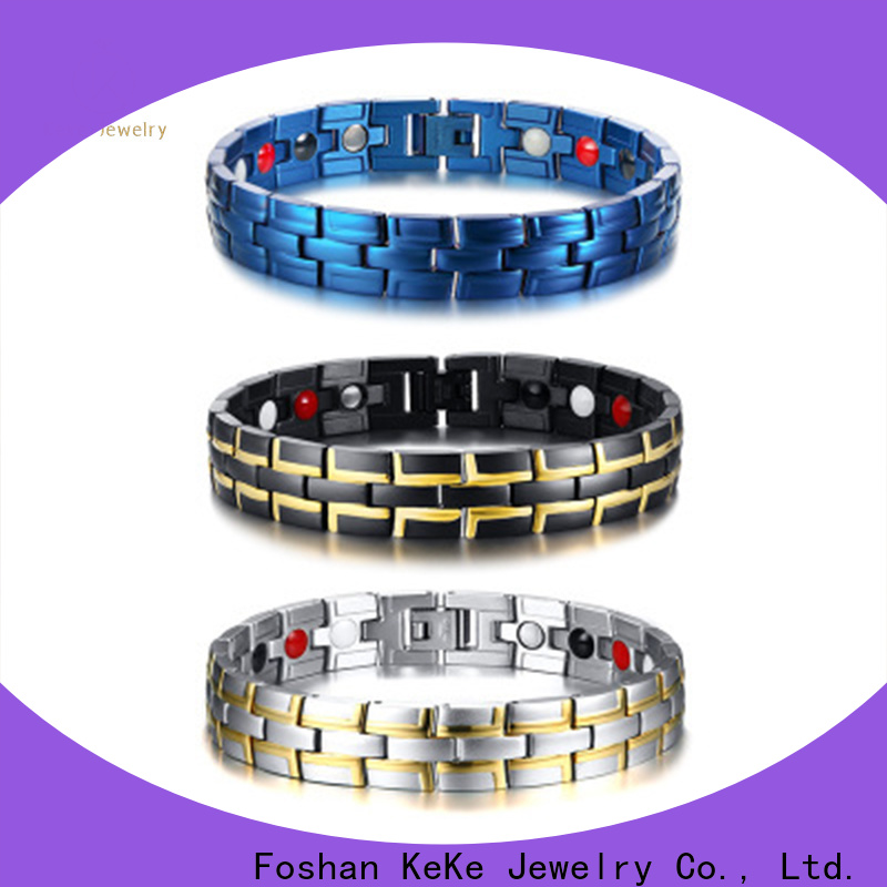 Keke Jewelry custom silver bracelet factory for men