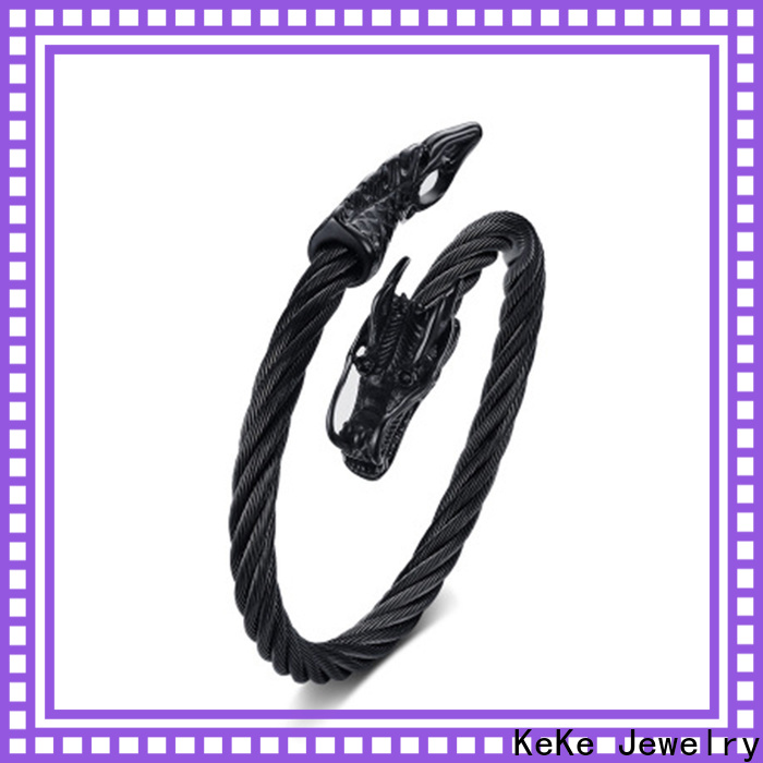 High-quality mens leather and silver bracelet suppliers for girls