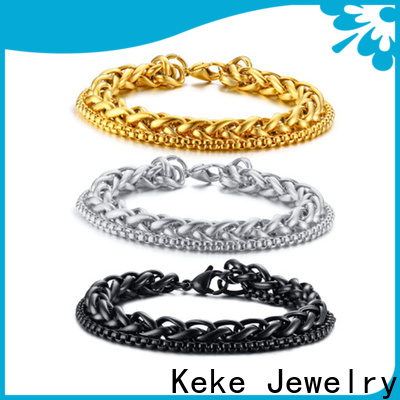 Latest mens silver id bracelet company for women