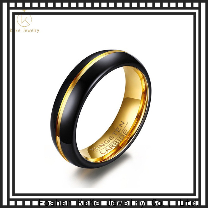 Keke Jewelry tungsten carbide wedding ring company for men