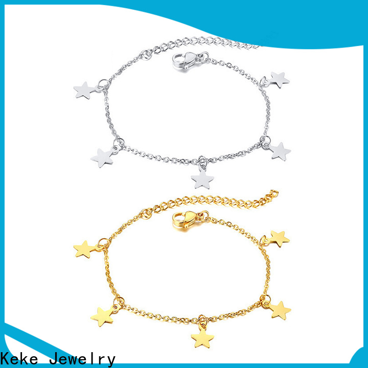 High-quality silver bracelet set suppliers for lady