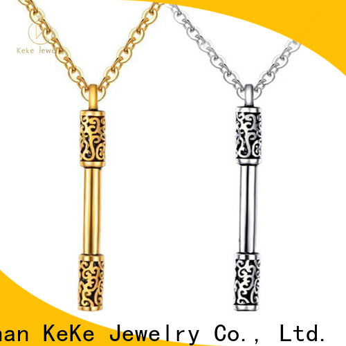 Keke Jewelry Latest silver necklace with diamond pendant supply for girls