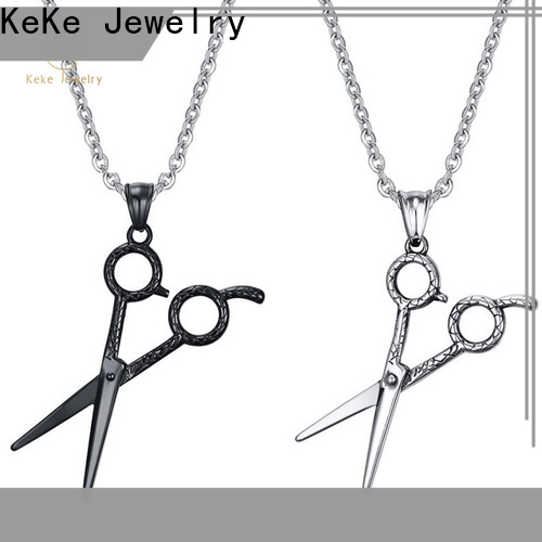 Keke Jewelry silver square pendant suppliers for men
