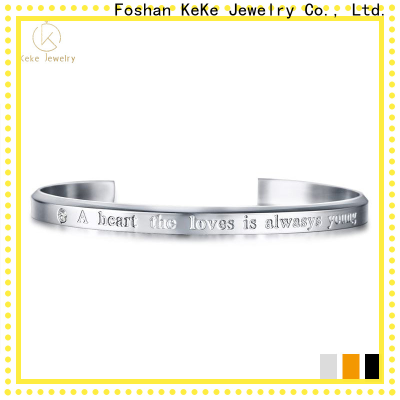 Keke Jewelry New silver toggle bracelet manufacturers for women