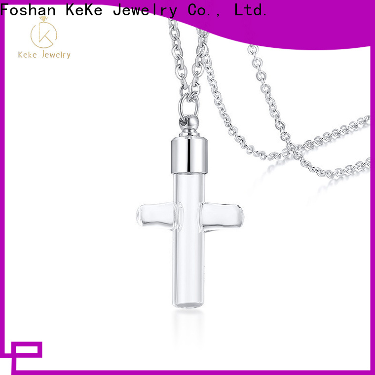 Keke Jewelry Top silver cross pendant womens for business for men