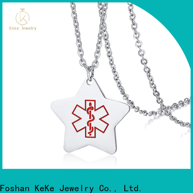Keke Jewelry Top silver heart pendant necklace company for lady