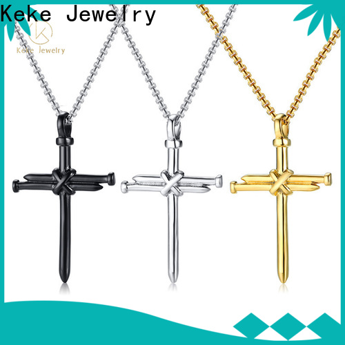 Keke Jewelry Wholesale silver pearl pendant supply for men