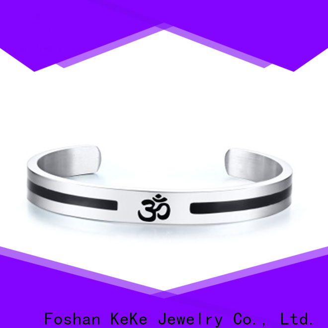 High-quality sterling silver engraved bracelet supply for girls
