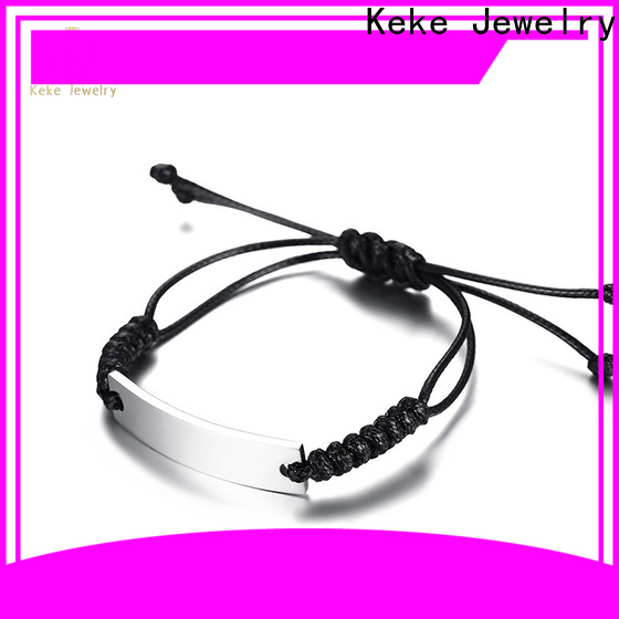 Keke Jewelry sterling silver medical alert bracelet suppliers for lady
