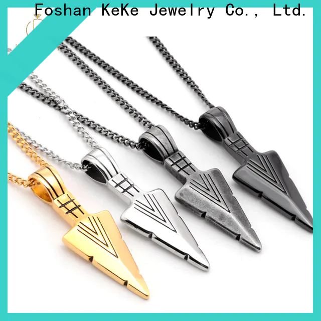High-quality silver star pendant factory for men