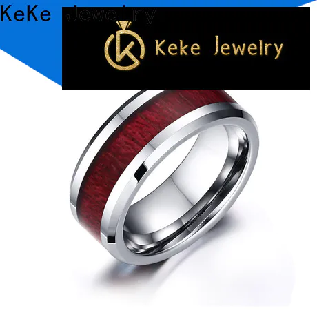 Keke Jewelry gold tungsten rings suppliers for lady