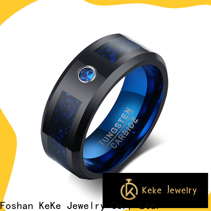 Keke Jewelry black tungsten carbide rings manufacturers for girls