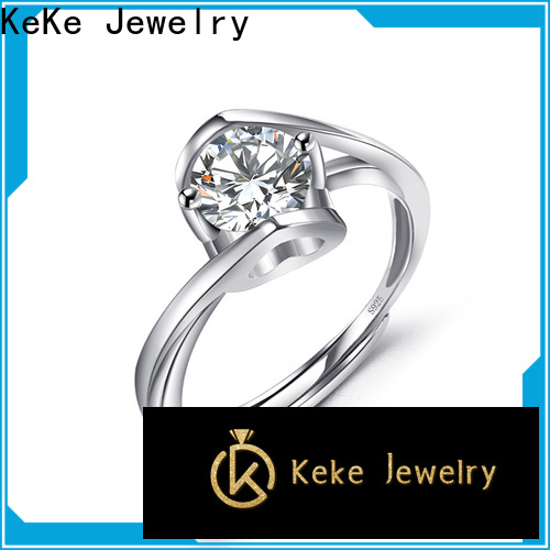 High-quality silver heart ring supply for women