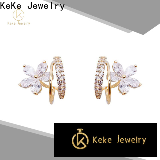 Keke Jewelry Latest copper leaf earrings suppliers for women