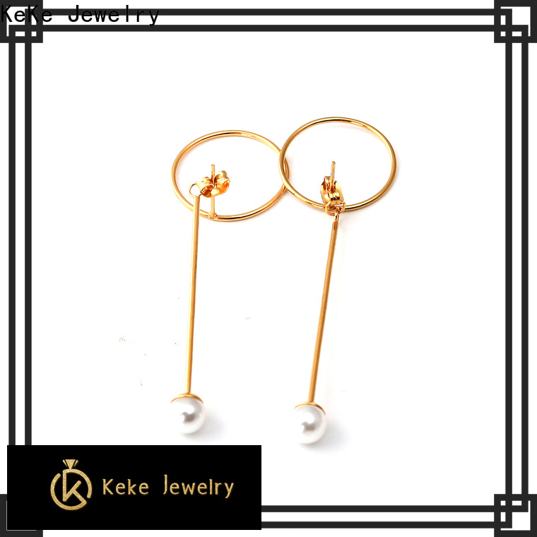New small chunky silver hoop earrings manufacturers for girls