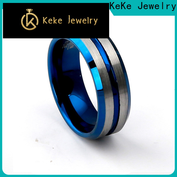 Keke Jewelry black tungsten carbide rings company for lady