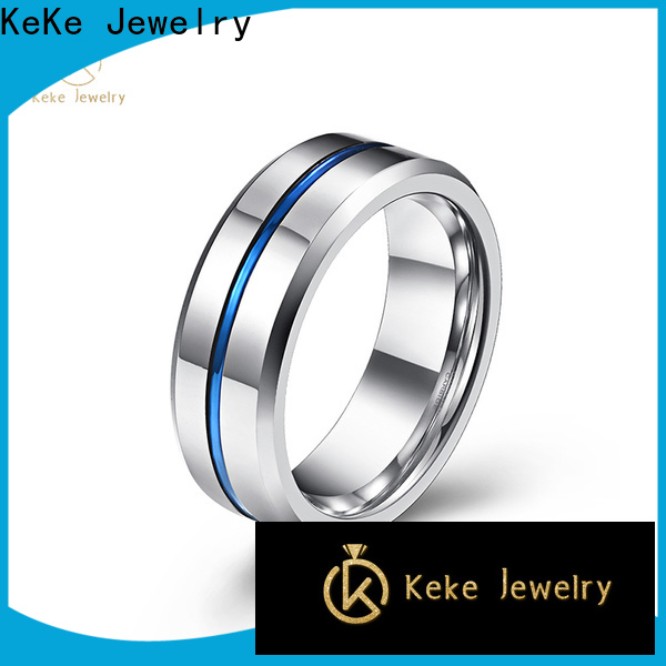 Keke Jewelry Top tungsten womens wedding rings company for lady