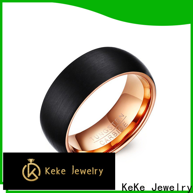 Wholesale tungsten womens wedding rings for business for lady