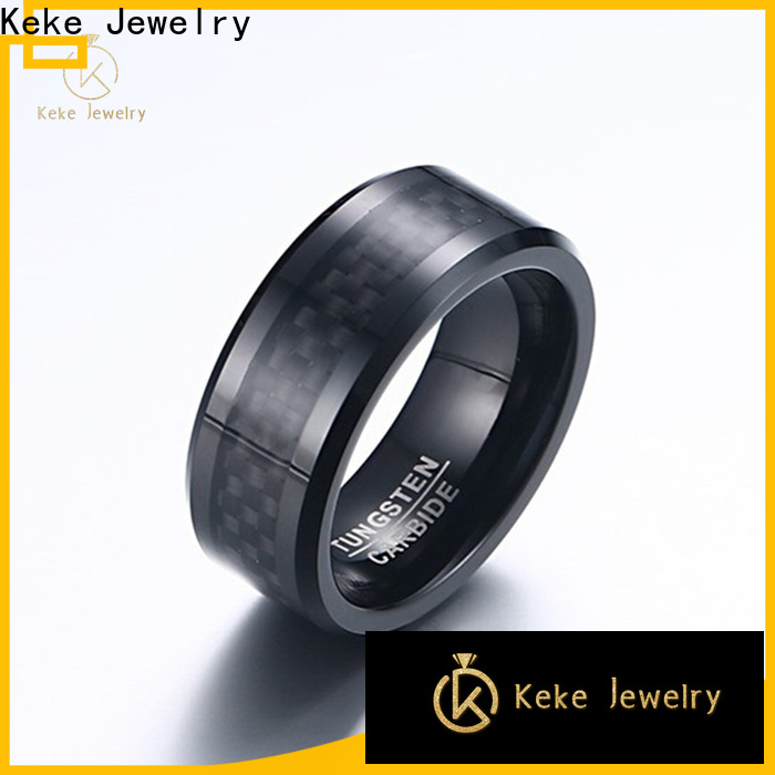 Wholesale tungsten engagement ring supply for lady