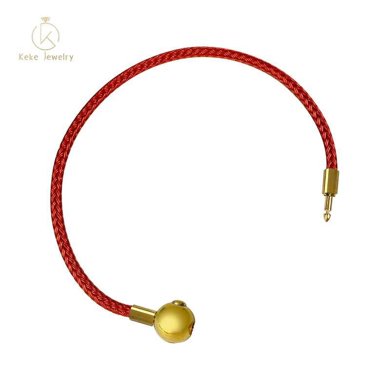 DIY Titanium Steel Vacuum Plated Bracelet Clasp Steel Wire Clip Connector  Bracelet Necklace Link 007