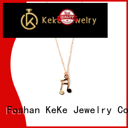 KeKe durable custom necklace logo factory price for decorate