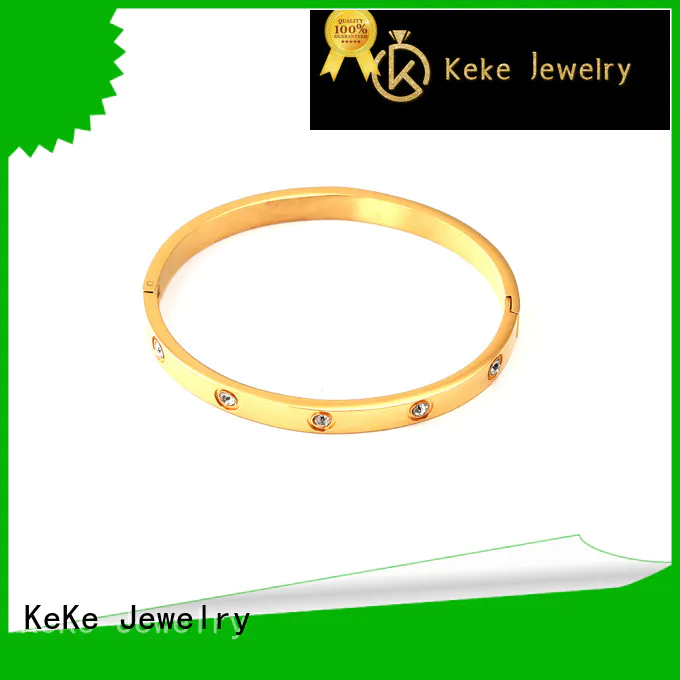 KeKe silver heart bangle bracelet wholesale for decorate