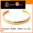 KeKe large sterling silver bangles factory price for Dress collocation