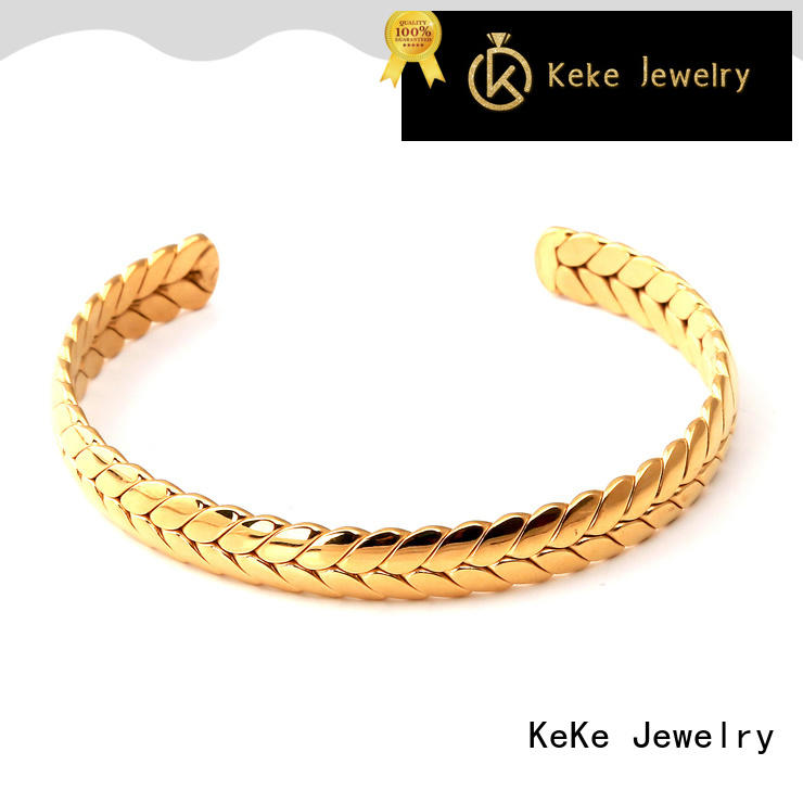 KeKe silver cuffs and bangles directly sale for decorate