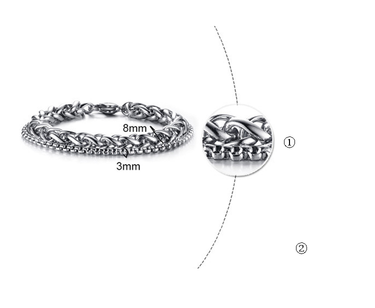 Latest mens silver id bracelet company for women