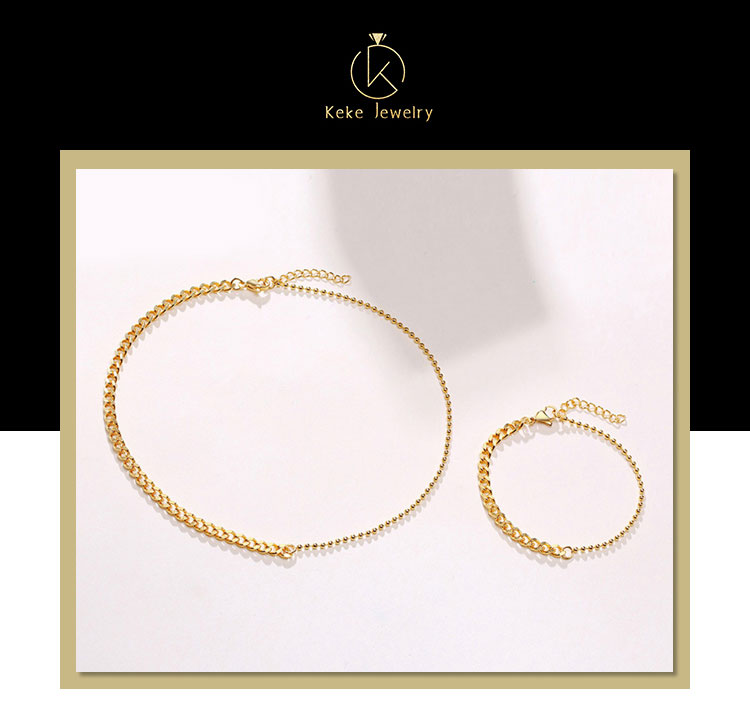 product-Customizable Simple design 18K gold girl bracelet NC-553-KeKe-img