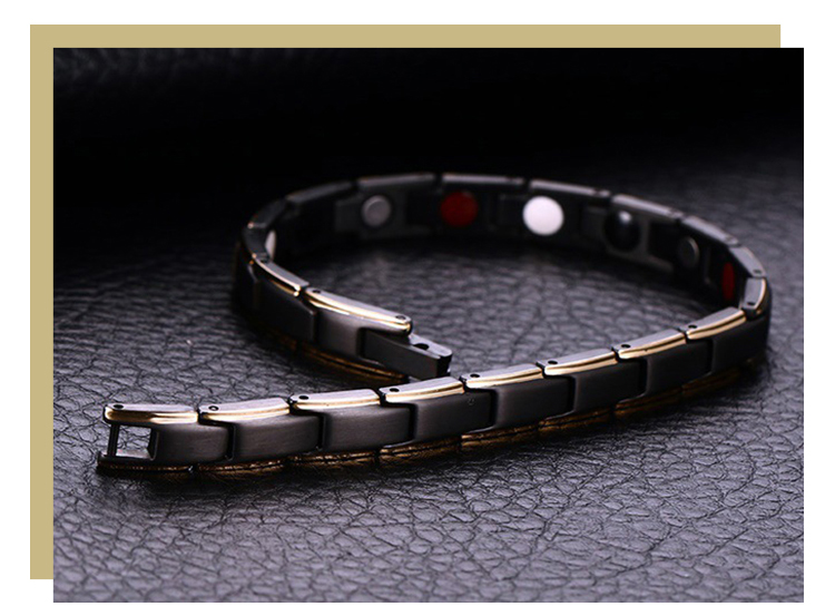 product-KeKe-High Quality European and American style magnet titanium steel metal ladies bracelet SB