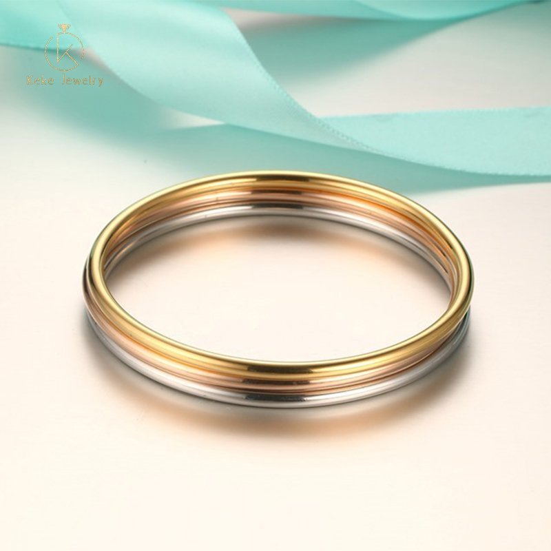 Fashion Jewelry 304 Stainless Steel Rose Gold/steel Bracelet B-108