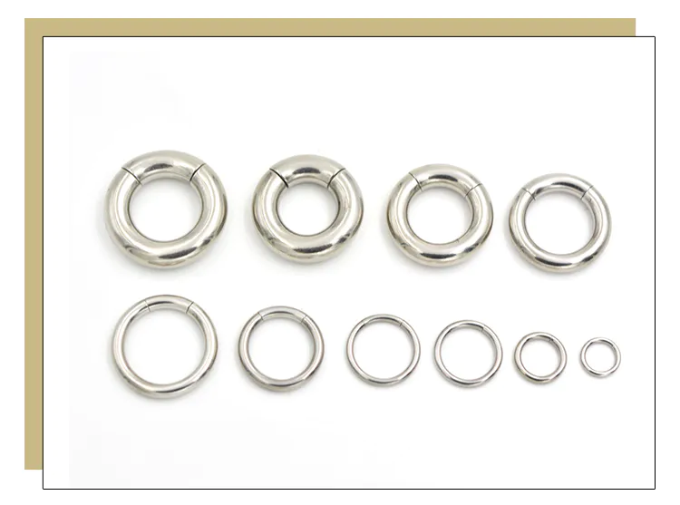 Custom stainless steel hoop nose ring for business for lady