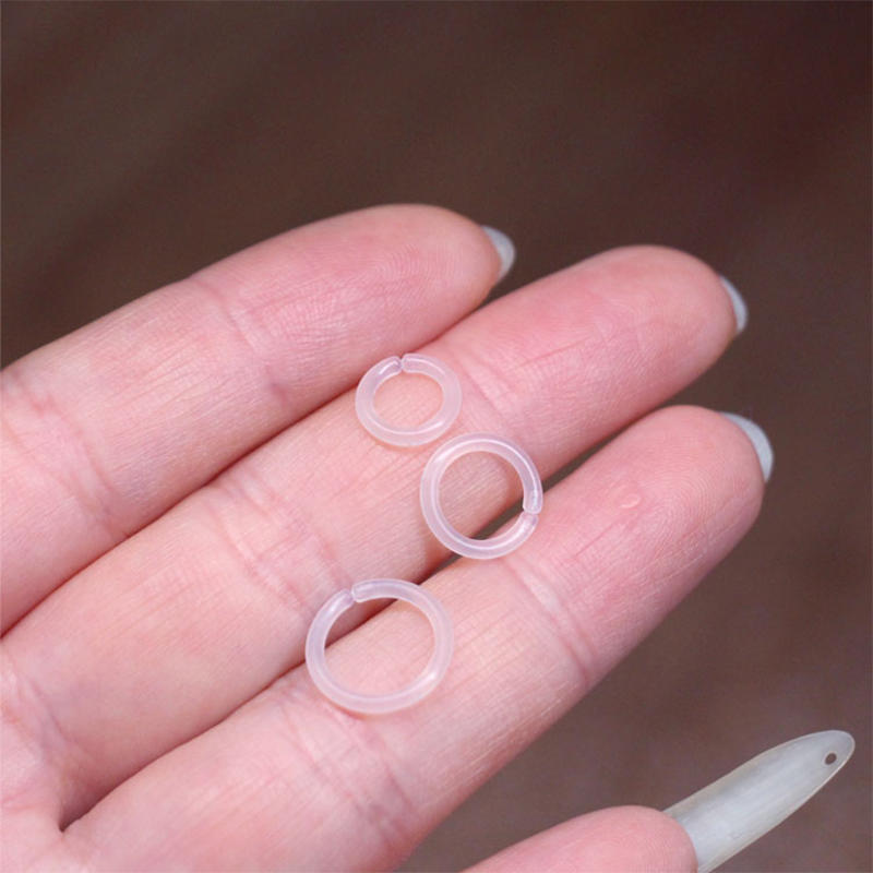 Couples Yin ring Anti-blocking Transparent Invisible Acrylic Piercing Jewelry