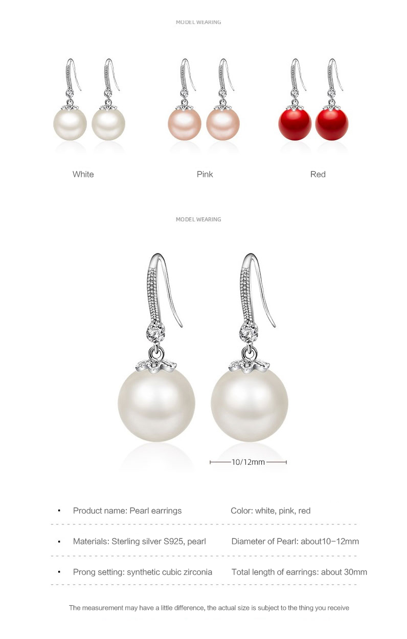 product-KeKe-Crystal-Pearl sterling silver S925 women earrings Fashion Korean style stud Mother’s gi-1